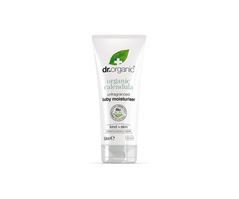 Crema hidratante de caléndula bio para bebés 50 ml Dr. Organic