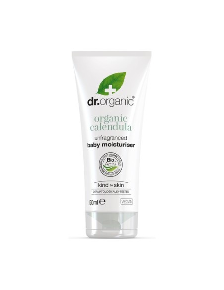 Crema hidratante de caléndula bio para bebés 50 ml Dr. Organic