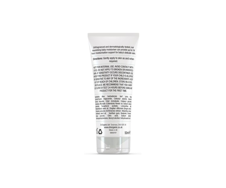 Crema hidratante de caléndula bio para bebés 50 ml Dr. Organic
