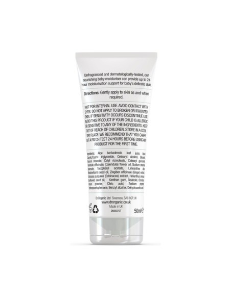 Crema hidratante de caléndula bio para bebés 50 ml Dr. Organic