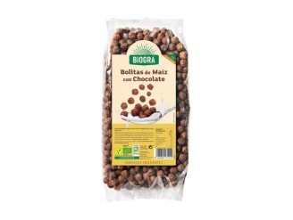Bolitas de maíz con chocolate Bio