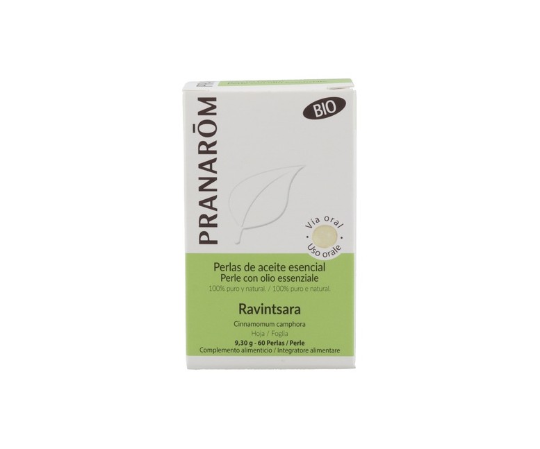 Perlas Ravintsara Bio 60 perlas Pranarom