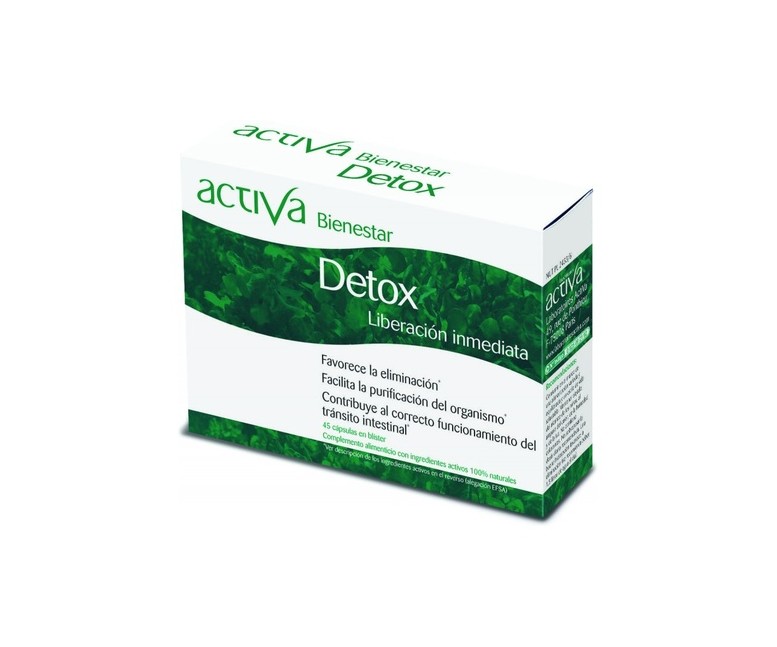Bienestar détox 45 cápsulas vegetales Activa