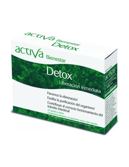 Bienestar détox 45 cápsulas vegetales Activa