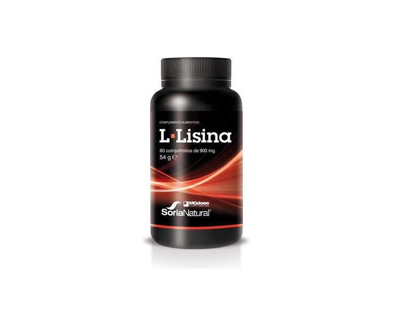 L-Lisina 60 comprimidos de 900mg Soria Natural