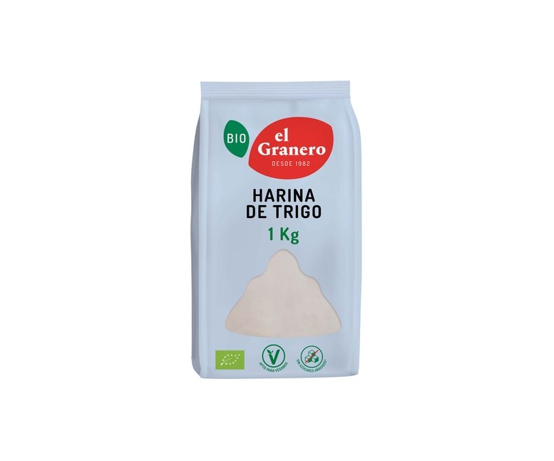 Harina de Trigo Bio 1 kg de polvo El Granero Integral