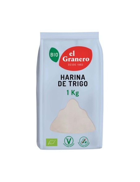 Harina de Trigo Bio 1 kg de polvo El Granero Integral