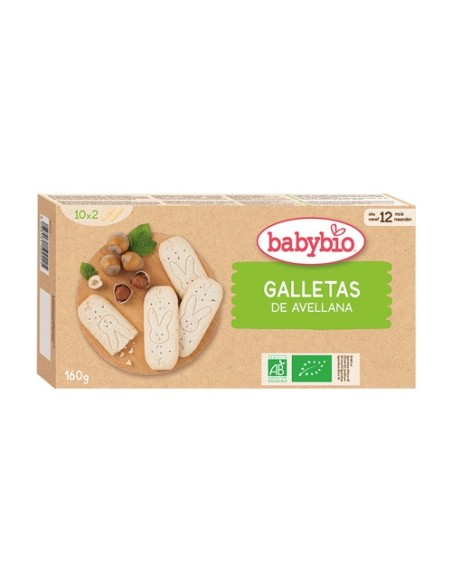 Galletas crecimiento avellana 160 g Babybio