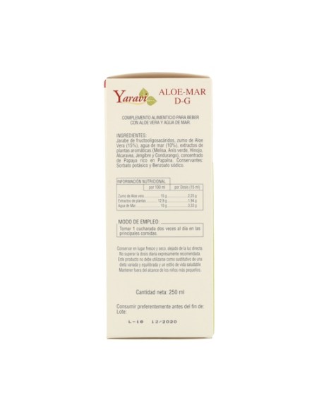 Yaravi 4 D-G (Aloe-Mar) 250 ml Derbós