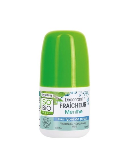 Desodorante Frescor Menta 50 ml So'Bio
