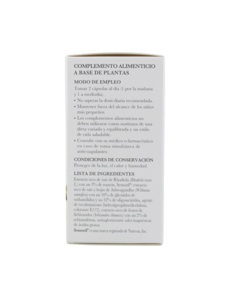Calmogene con Rhodiola Complex 60 cápsulas Natysal
