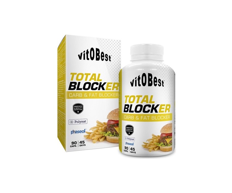 Total Blocker bloqueador de grasas y control peso 90 cápsulas VIT.O.BEST