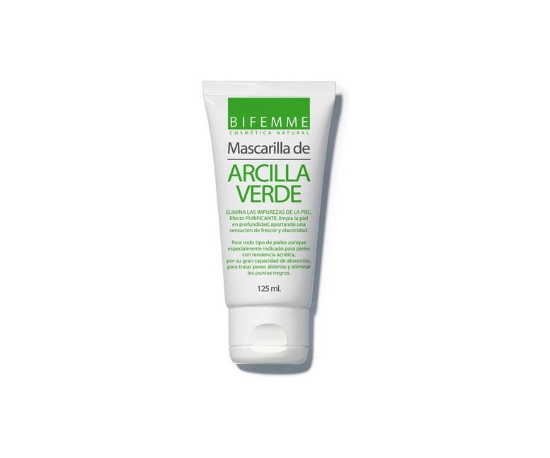 Mascarilla de arcilla verde 125 ml de crema Ynsadiet