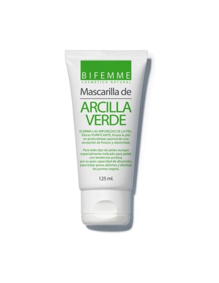 Mascarilla de arcilla verde 125 ml de crema Ynsadiet