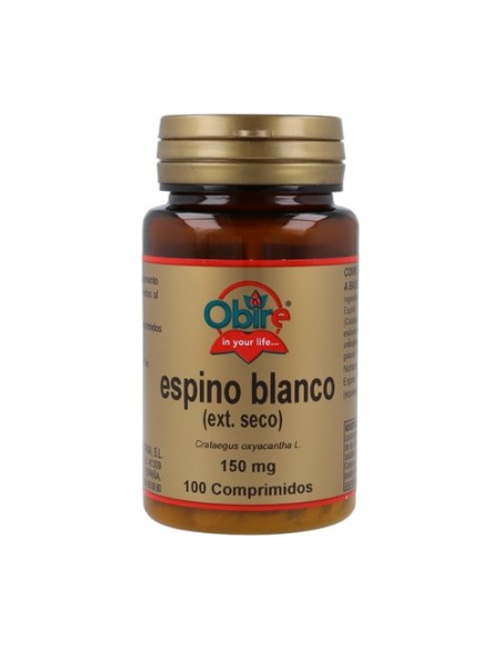 Extracto seco de espino blanco 150 mg 100 comprimidos de 150mg Obire