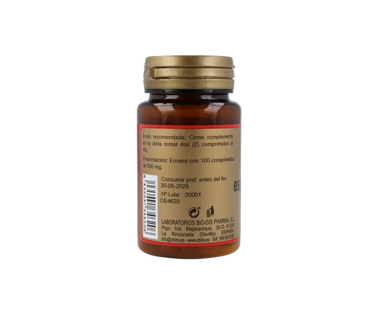 Extracto seco de espino blanco 150 mg 100 comprimidos de 150mg Obire