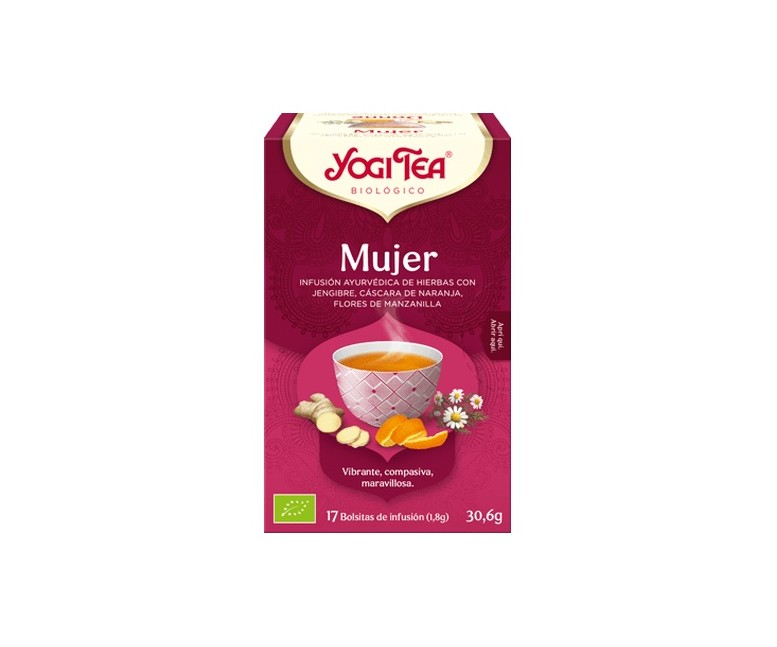 Mujer 17 bolsitas infusoras de 1.8g Yogi Tea