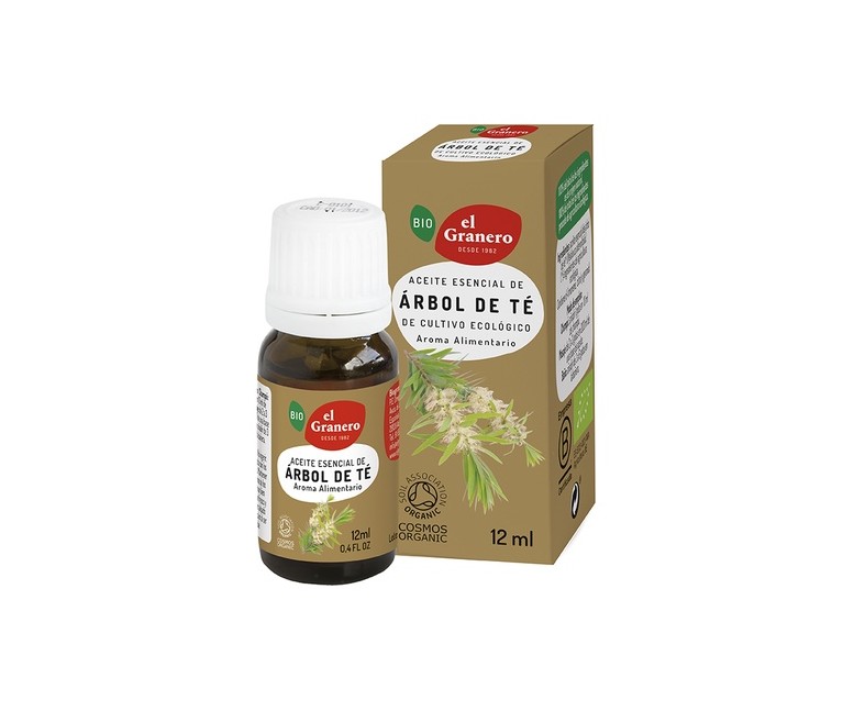 Aceite esencial de árbol de té Bio 12 ml de aceite esencial El Granero Integral