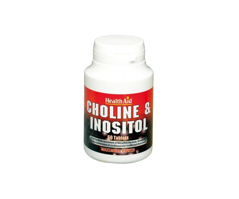 Colina y Inositol 60 comprimidos de 250mg Health Aid