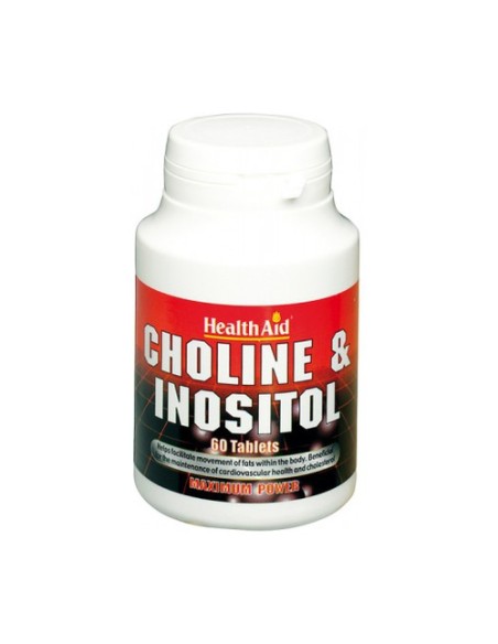 Colina y Inositol 60 comprimidos de 250mg Health Aid