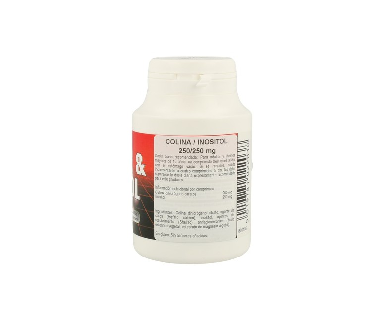 Colina y Inositol 60 comprimidos de 250mg Health Aid