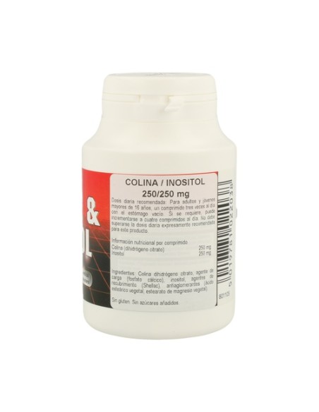 Colina y Inositol 60 comprimidos de 250mg Health Aid