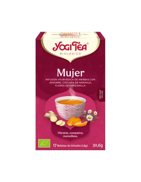 Infusión ayurvédica Mujer 17 bolsitas infusoras de 1.8g Yogi Tea