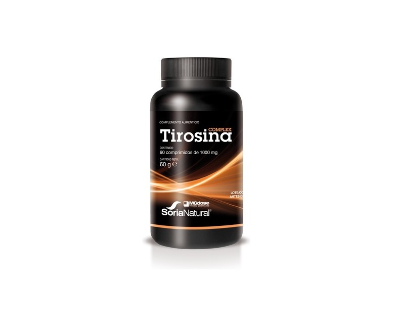 Tirosina Complex 60 comprimidos de 1000mg Soria Natural
