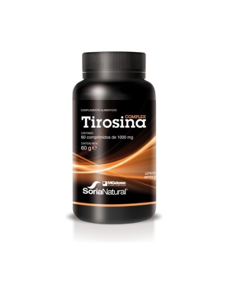 Tirosina Complex 60 comprimidos de 1000mg Soria Natural