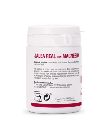 Jalea real con magnesio 60 cápsulas Ana Maria Lajusticia