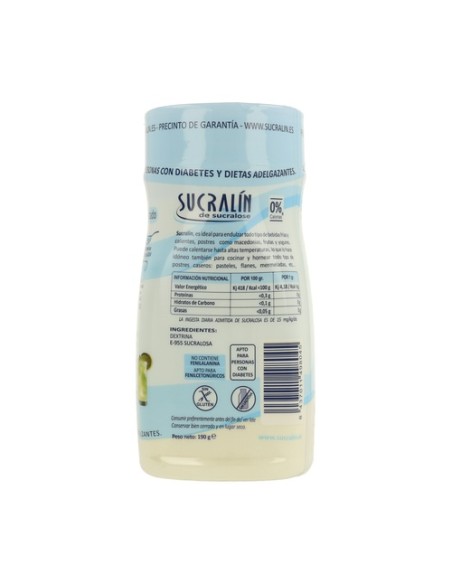 Endulzante 190 g Sucralin
