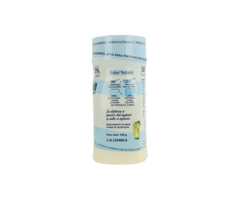 Endulzante 190 g Sucralin