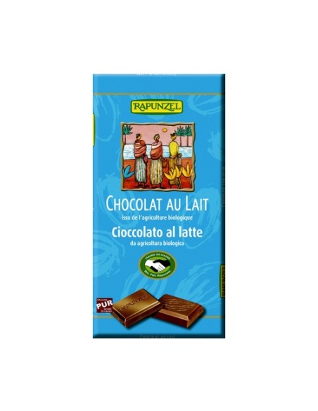 Tableta chocolate con leche 100 g Rapunzel