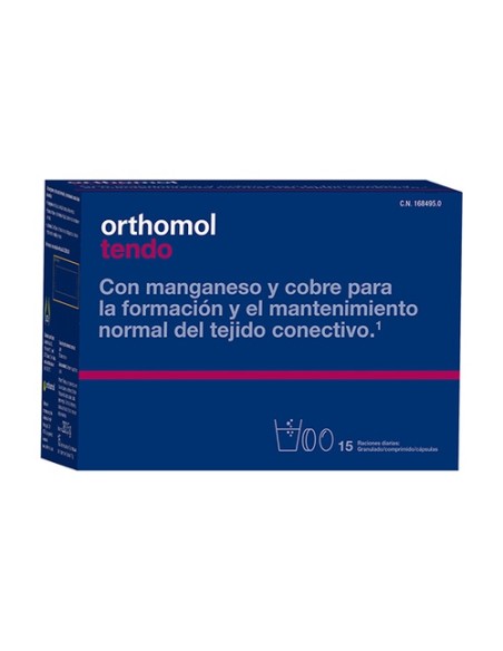 Tendo Granulado y Comprimidos 15 sobres Orthomol