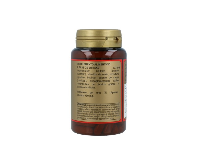 Shitake Lentinus Edodes 90 cápsulas de 590mg Obire