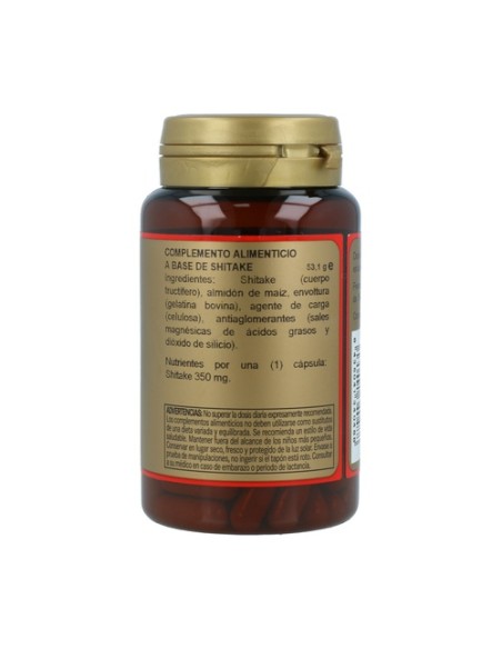 Shitake Lentinus Edodes 90 cápsulas de 590mg Obire