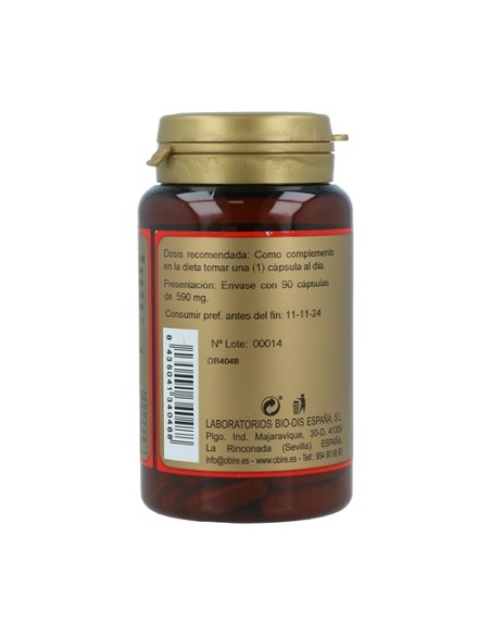 Shitake Lentinus Edodes 90 cápsulas de 590mg Obire