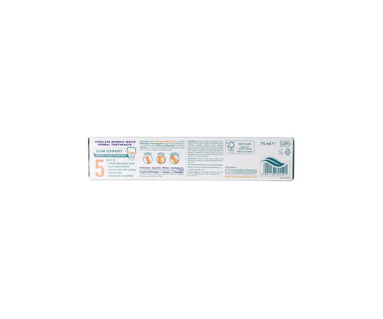 Dentífrico blanqueador 75 g Himalaya Herbals