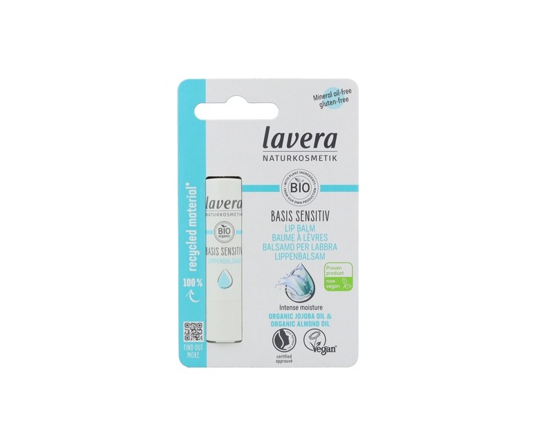 Basis Sensitiv Bálsamo labial con jojoba y almendras Bio 4,5 g Lavera