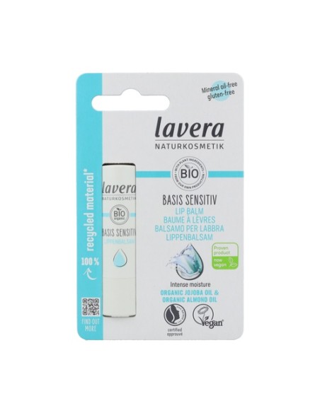 Basis Sensitiv Bálsamo labial con jojoba y almendras Bio 4,5 g Lavera