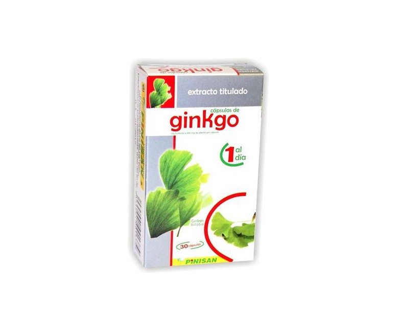 Ginkgo Biloba 30 cápsulas Pinisan