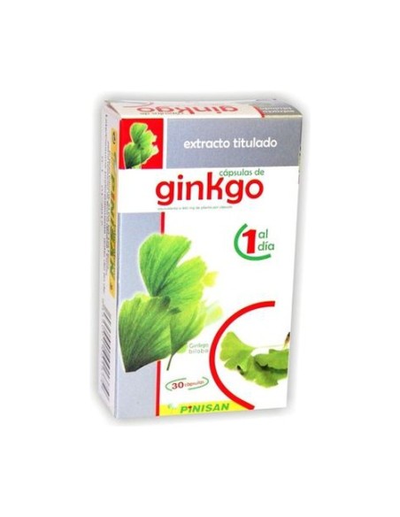 Ginkgo Biloba 30 cápsulas Pinisan