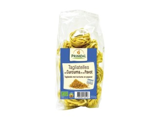 Tagliatelle de amapola y cúrcuma