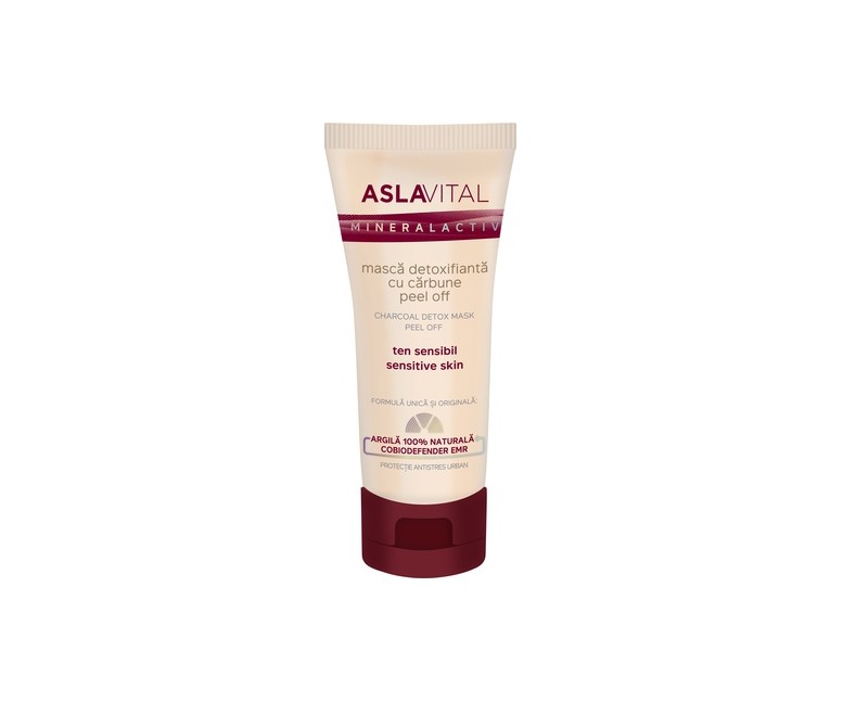 Mascarilla detoxificante con carbón - Peel Off 100 ml Asla Vital