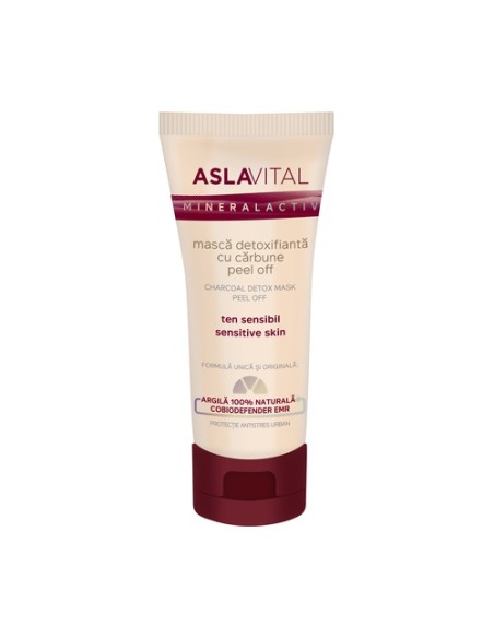 Mascarilla detoxificante con carbón - Peel Off 100 ml Asla Vital