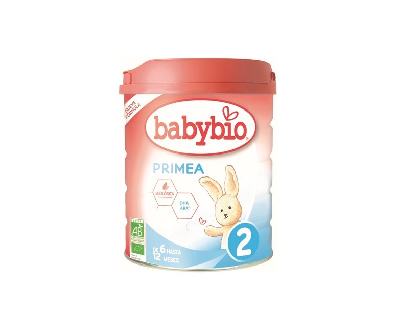 Leche Primea 2 Bio 6m+ 800 g de polvo Babybio
