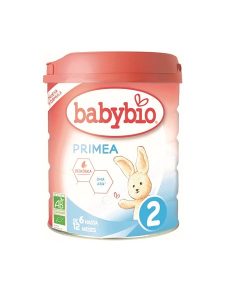Leche Primea 2 Bio 6m+ 800 g de polvo Babybio