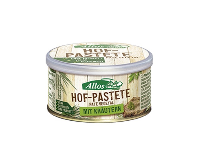 Paté Vegetal Finas Hierbas Bio 125 g Allos