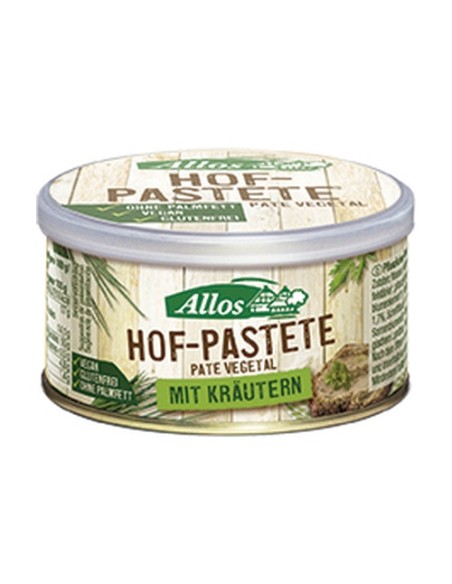 Paté Vegetal Finas Hierbas Bio 125 g Allos