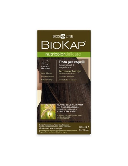 Tinte nutricolor delicato 4.0 140 ml Biokap